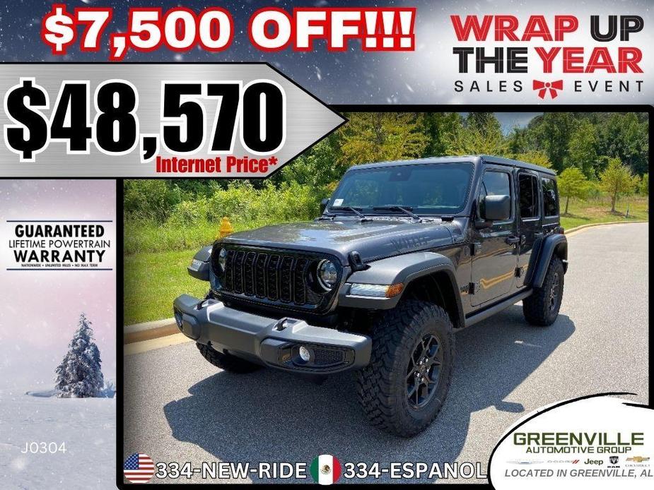 new 2024 Jeep Wrangler car, priced at $48,570