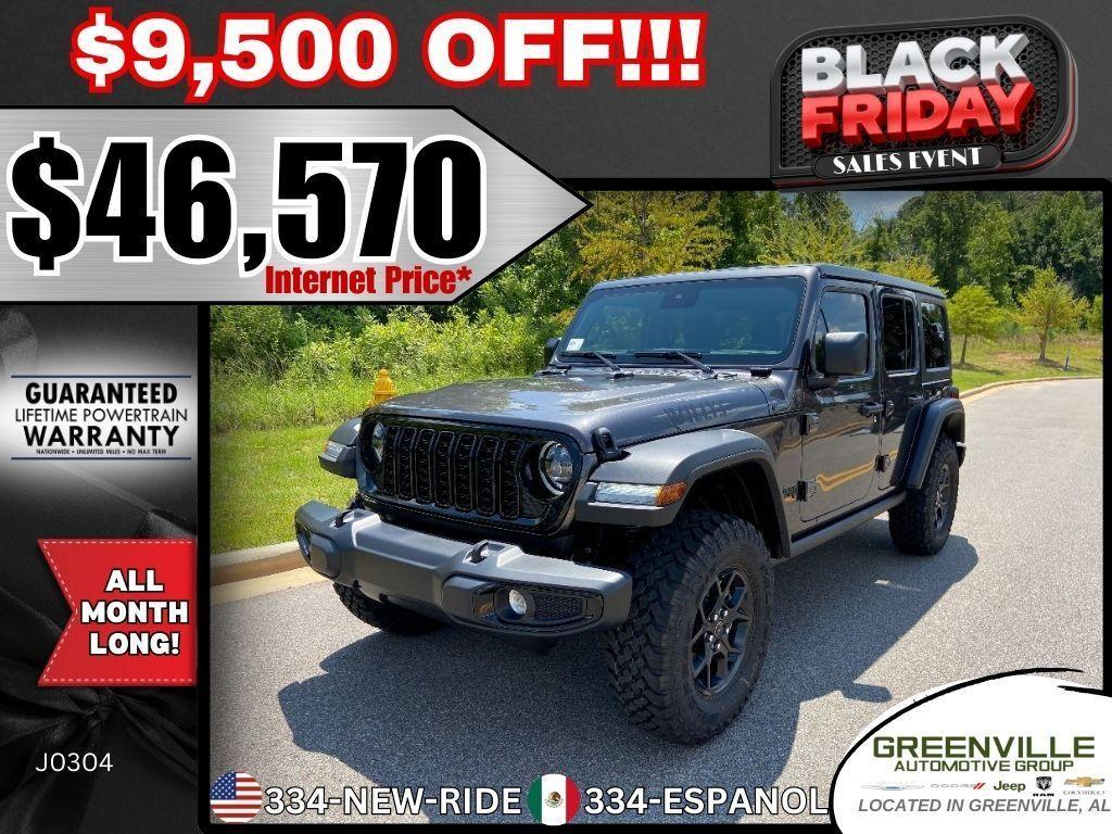 new 2024 Jeep Wrangler car, priced at $46,570