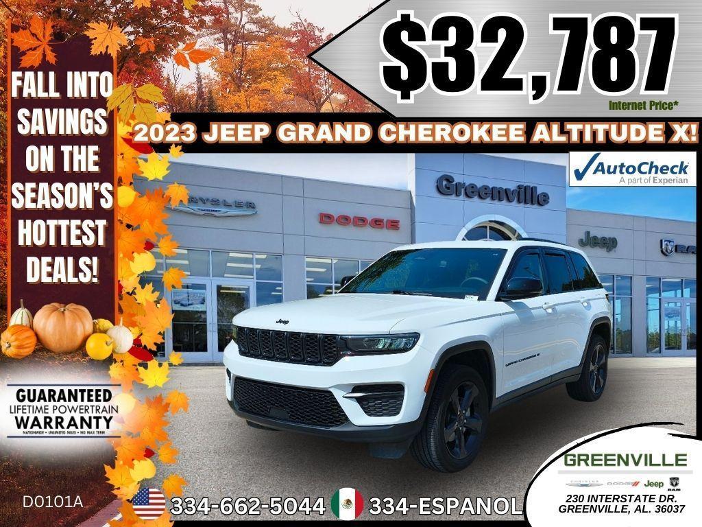 used 2023 Jeep Grand Cherokee car, priced at $32,787