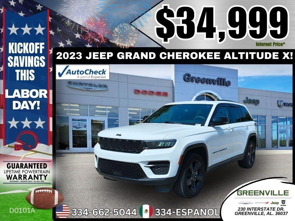 used 2023 Jeep Grand Cherokee car, priced at $34,999