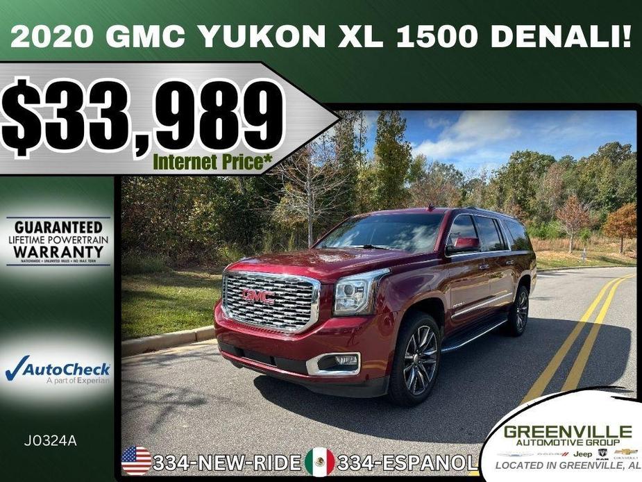 used 2020 GMC Yukon XL car, priced at $33,989