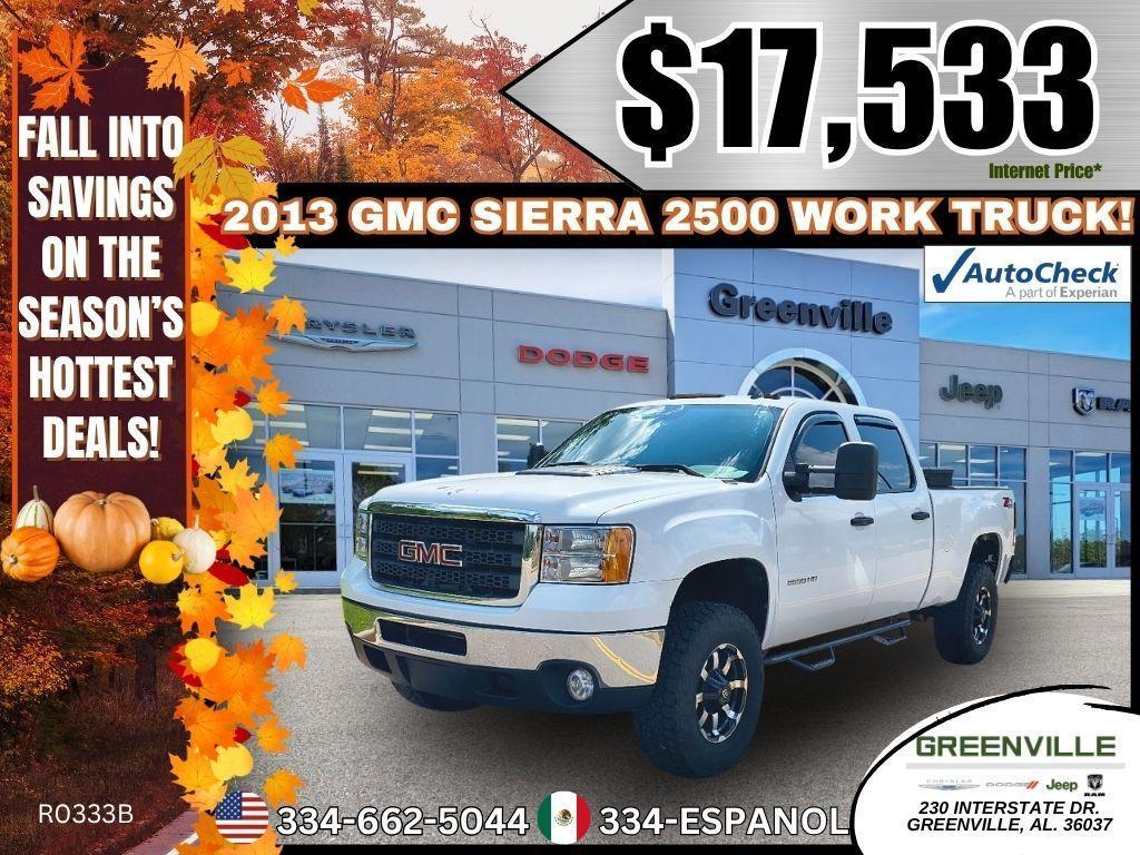 used 2013 GMC Sierra 2500 car, priced at $17,533