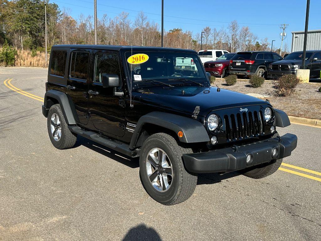 used 2016 Jeep Wrangler Unlimited car, priced at $24,997