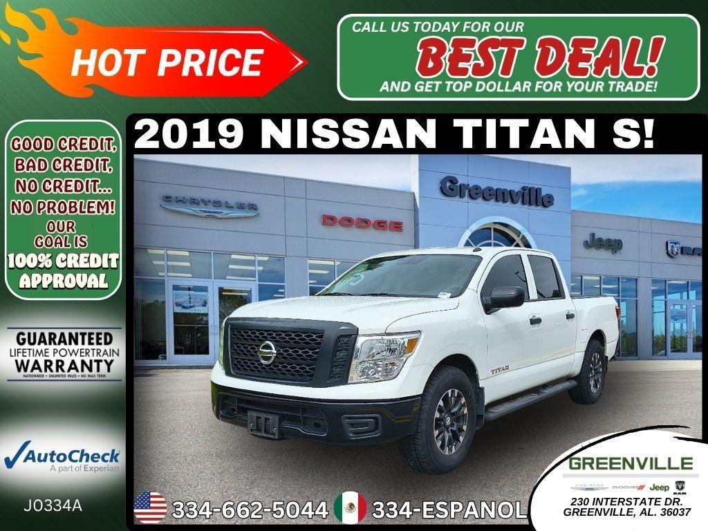 used 2019 Nissan Titan car, priced at $16,917