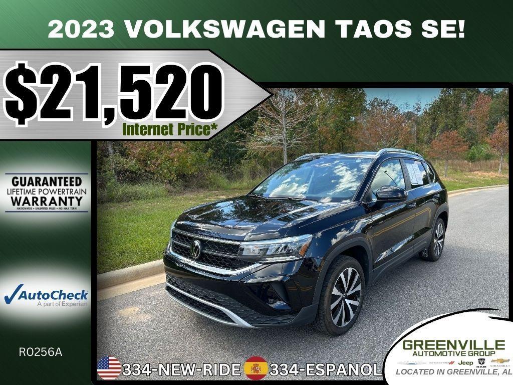 used 2023 Volkswagen Taos car, priced at $21,520