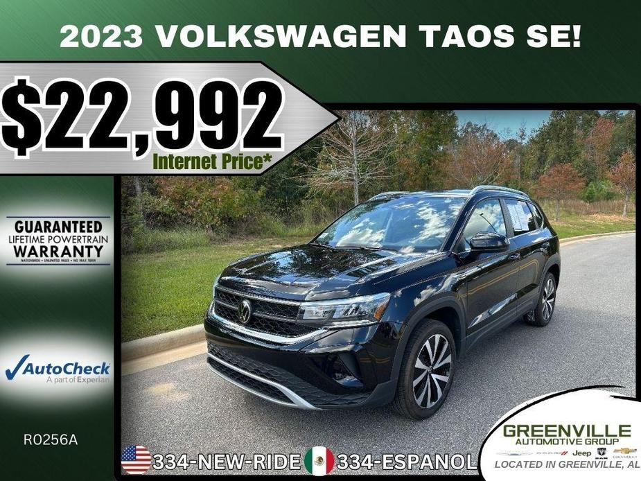 used 2023 Volkswagen Taos car, priced at $22,992