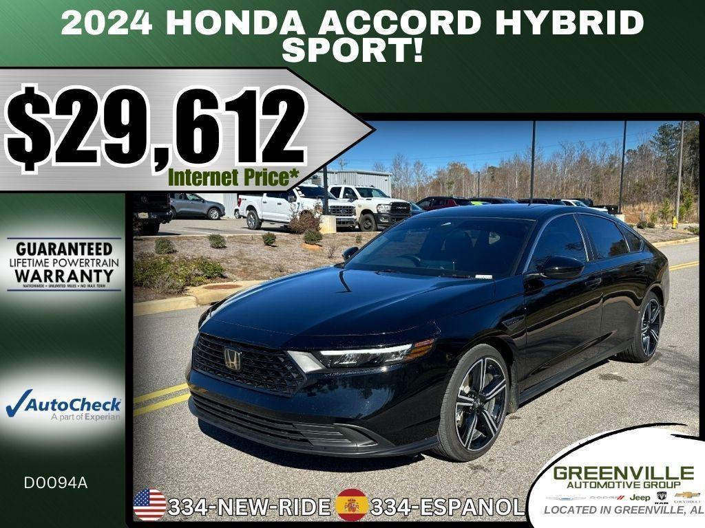 used 2024 Honda Accord Hybrid car, priced at $29,612