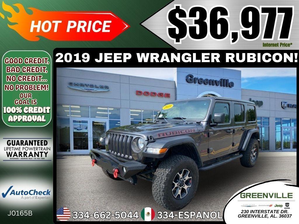 used 2019 Jeep Wrangler Unlimited car, priced at $36,977