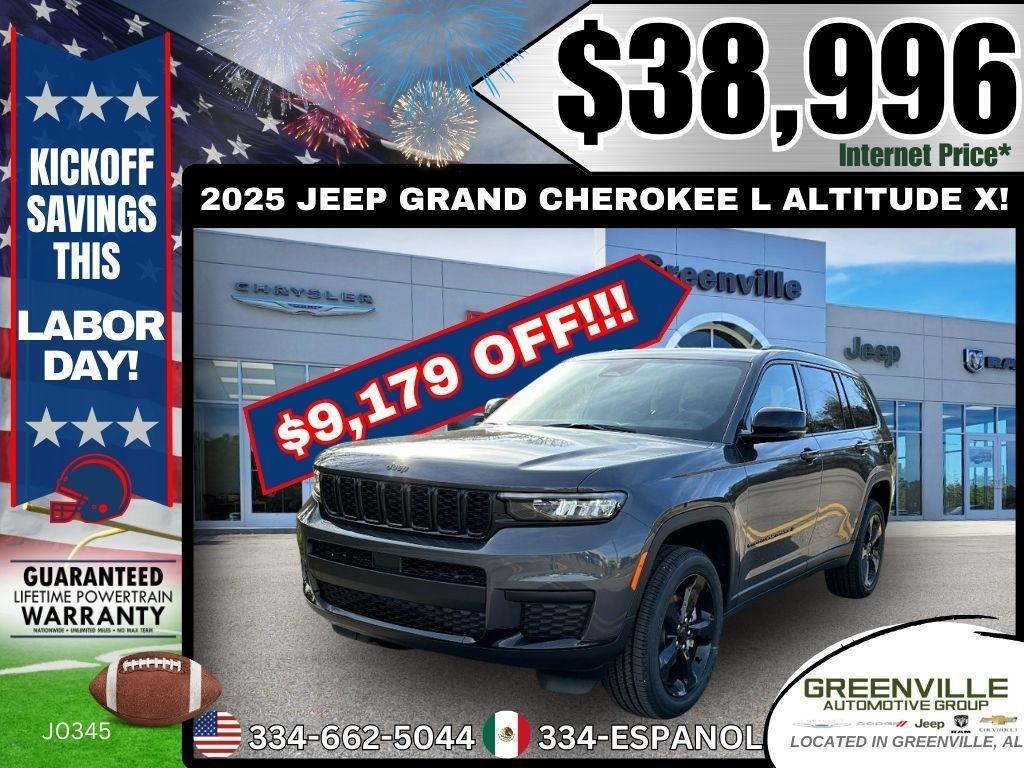 new 2025 Jeep Grand Cherokee L car, priced at $38,996