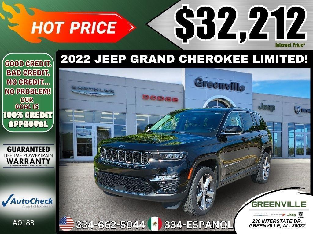 used 2022 Jeep Grand Cherokee car, priced at $32,212