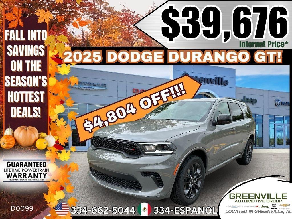 new 2025 Dodge Durango car, priced at $39,676