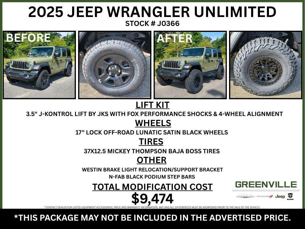 new 2025 Jeep Wrangler car, priced at $47,964