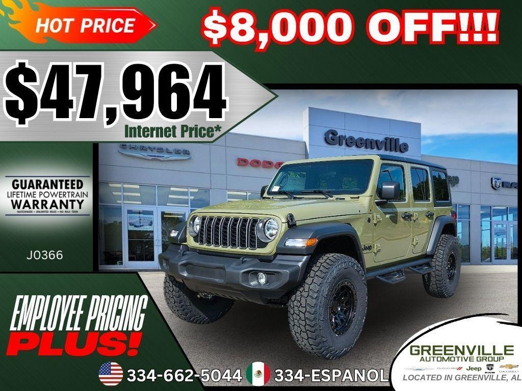 new 2025 Jeep Wrangler car, priced at $47,964