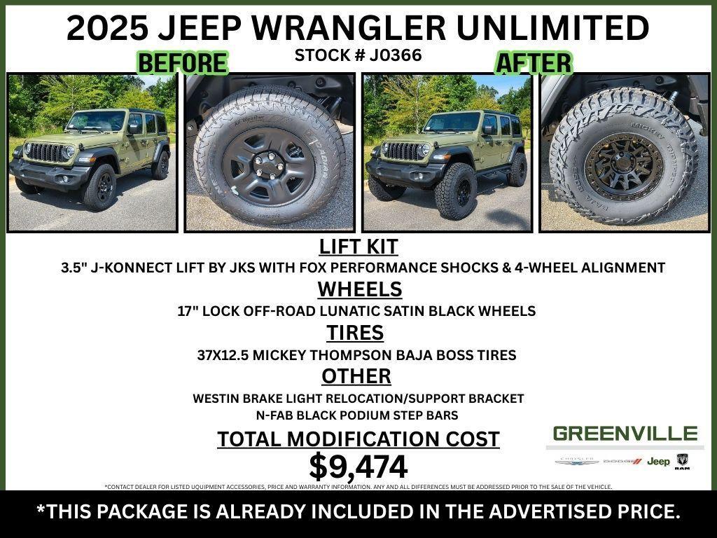 new 2025 Jeep Wrangler car, priced at $47,464
