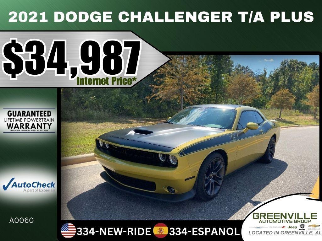 used 2021 Dodge Challenger car, priced at $34,987