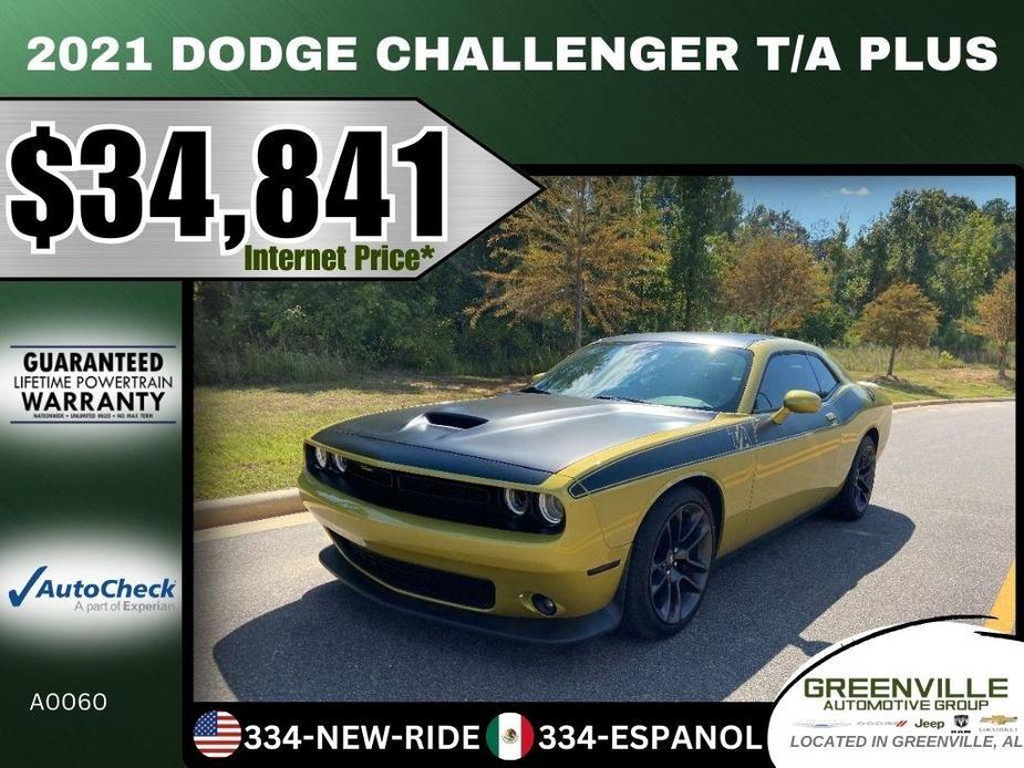 used 2021 Dodge Challenger car, priced at $34,841