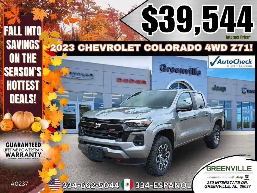 used 2023 Chevrolet Colorado car, priced at $39,544