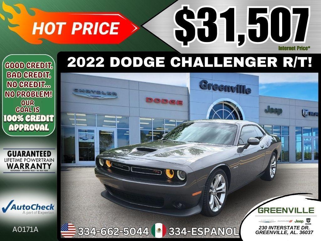 used 2022 Dodge Challenger car, priced at $31,507