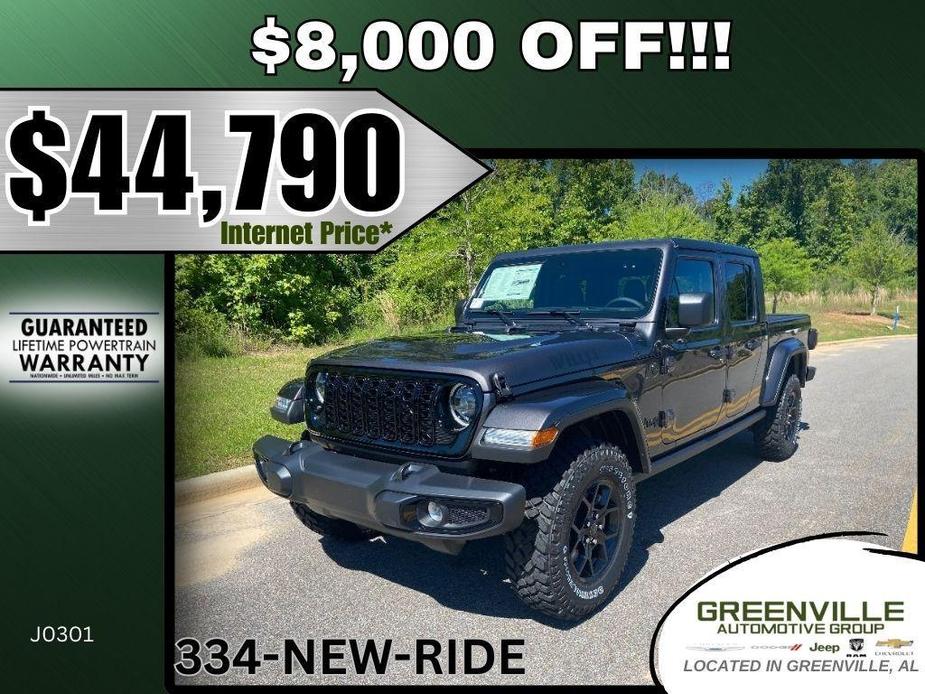 new 2024 Jeep Gladiator car, priced at $44,790