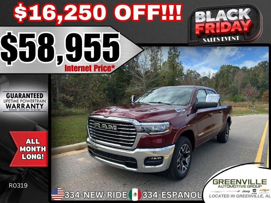 new 2025 Ram 1500 car, priced at $58,955