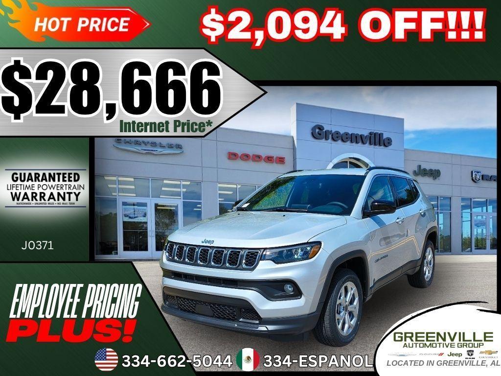 new 2025 Jeep Compass car, priced at $28,666