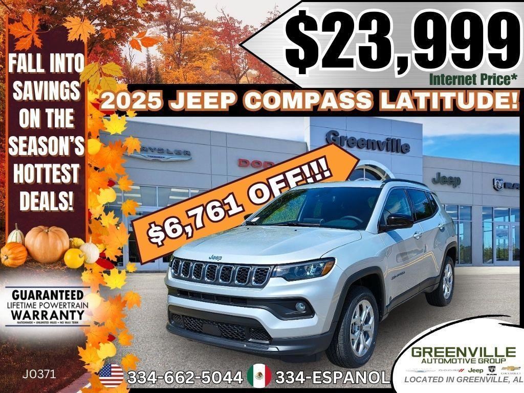 new 2025 Jeep Compass car, priced at $23,999