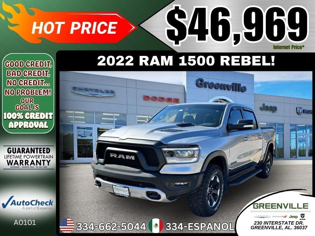 used 2022 Ram 1500 car, priced at $46,969