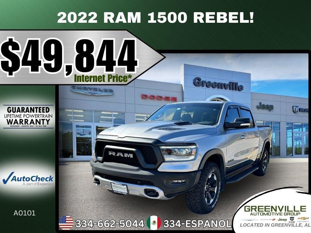 used 2022 Ram 1500 car, priced at $49,844