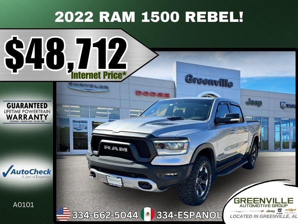 used 2022 Ram 1500 car, priced at $48,712