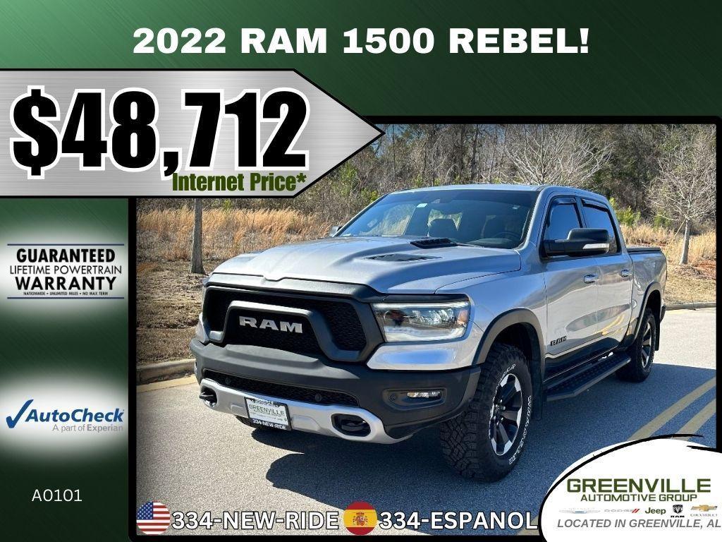 used 2022 Ram 1500 car, priced at $48,712