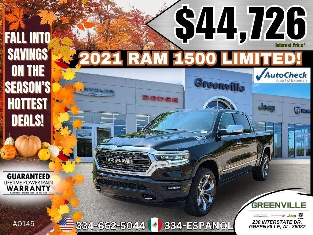 used 2021 Ram 1500 car, priced at $44,726