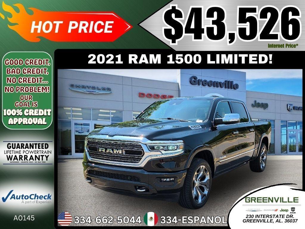 used 2021 Ram 1500 car, priced at $43,526