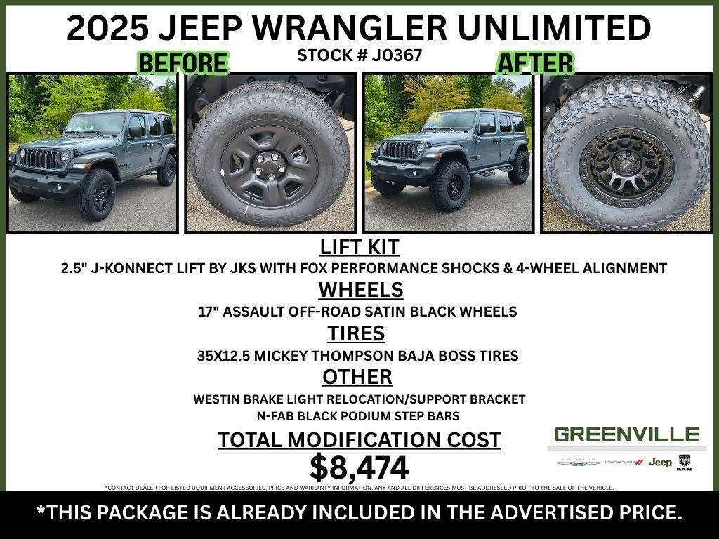 new 2025 Jeep Wrangler car, priced at $46,964
