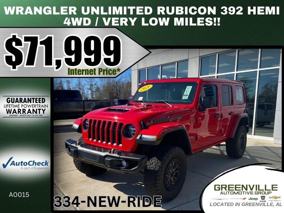 used 2021 Jeep Wrangler Unlimited car, priced at $71,999
