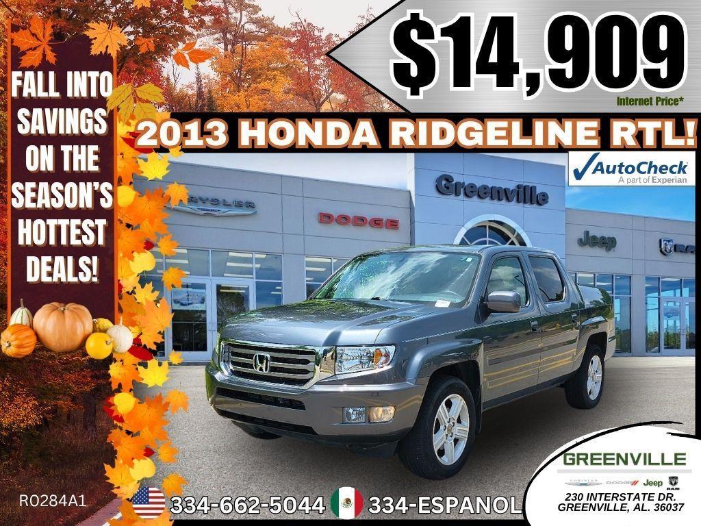 used 2013 Honda Ridgeline car, priced at $14,909