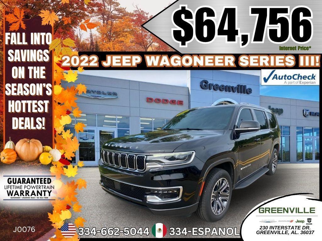 used 2022 Jeep Wagoneer car, priced at $64,756