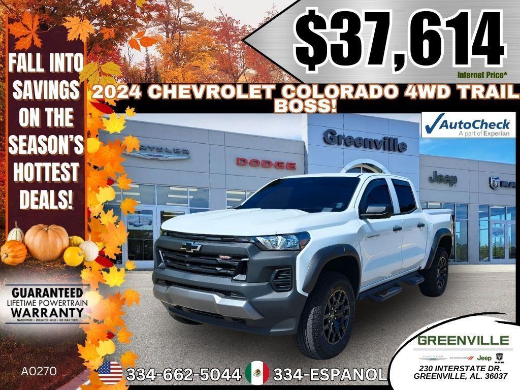 used 2024 Chevrolet Colorado car, priced at $37,614