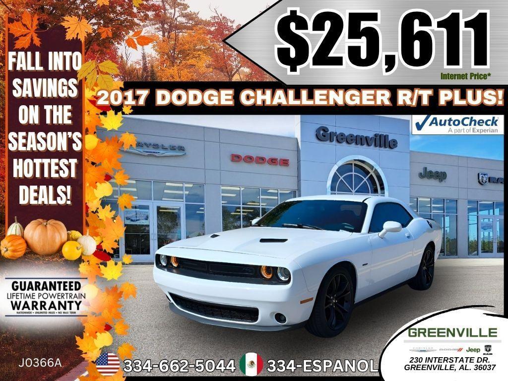 used 2017 Dodge Challenger car, priced at $25,611