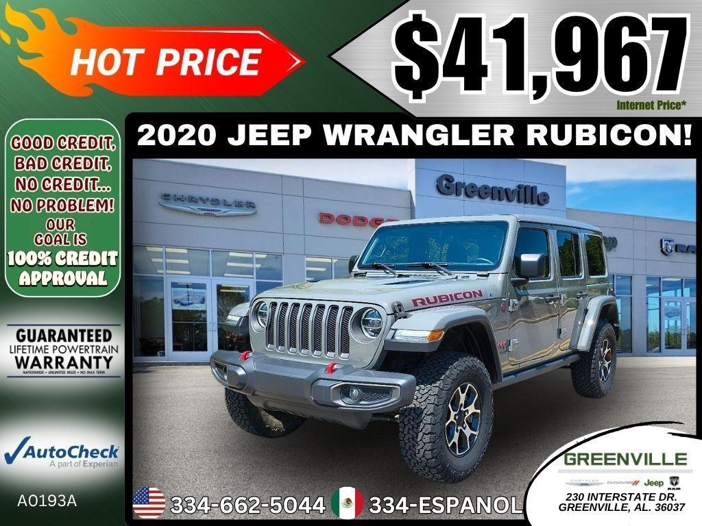 used 2020 Jeep Wrangler Unlimited car, priced at $41,967