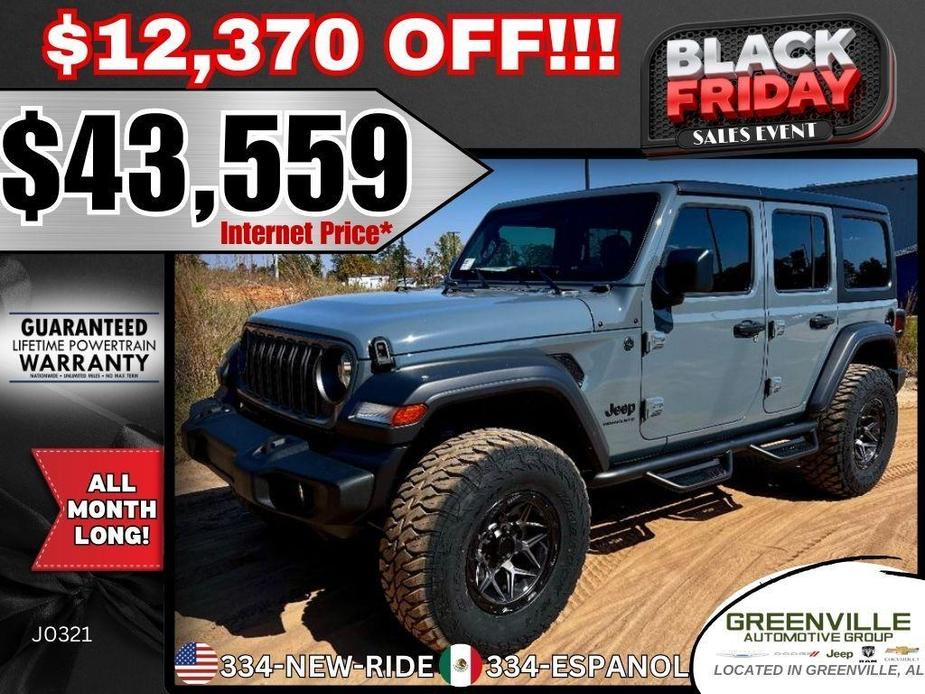 new 2024 Jeep Wrangler car, priced at $43,559