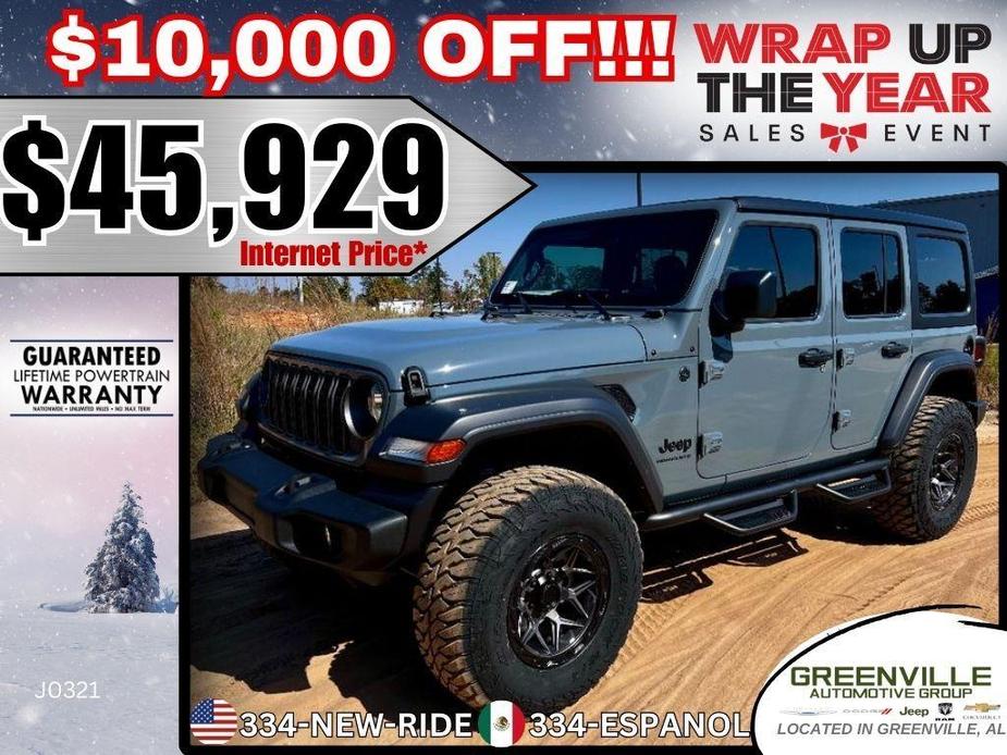 new 2024 Jeep Wrangler car, priced at $45,929