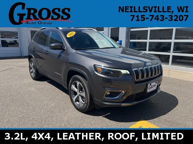 used 2021 Jeep Cherokee car, priced at $25,510