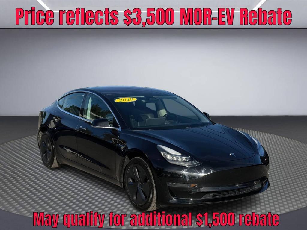used 2018 Tesla Model 3 car, priced at $17,998