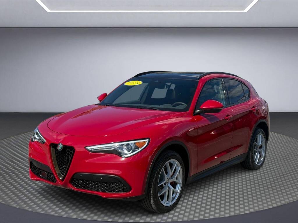 used 2018 Alfa Romeo Stelvio car, priced at $14,998