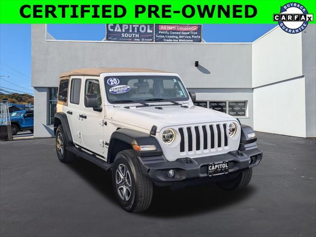 used 2020 Jeep Wrangler Unlimited car, priced at $23,998