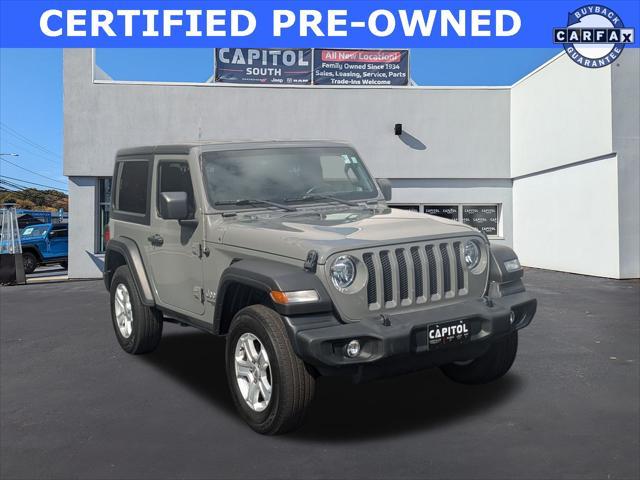 used 2021 Jeep Wrangler car, priced at $28,896