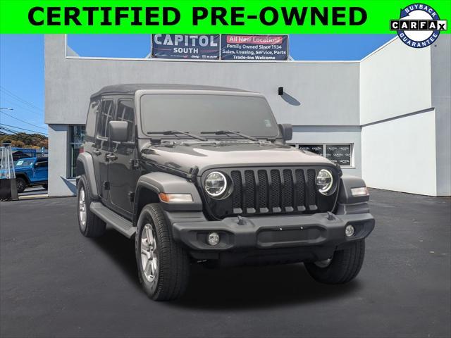 used 2022 Jeep Wrangler Unlimited car, priced at $27,374