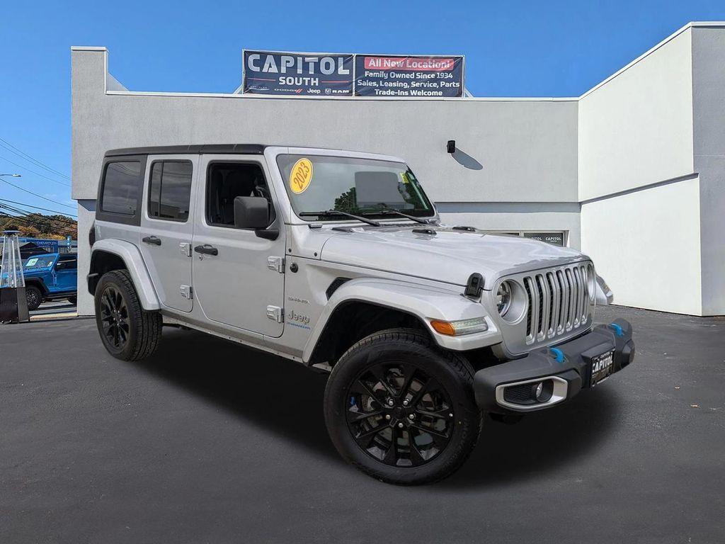 used 2023 Jeep Wrangler 4xe car, priced at $32,500