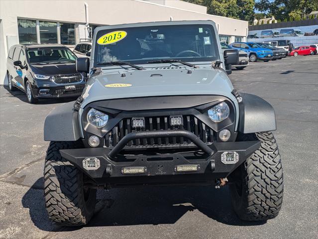 used 2015 Jeep Wrangler Unlimited car, priced at $16,957