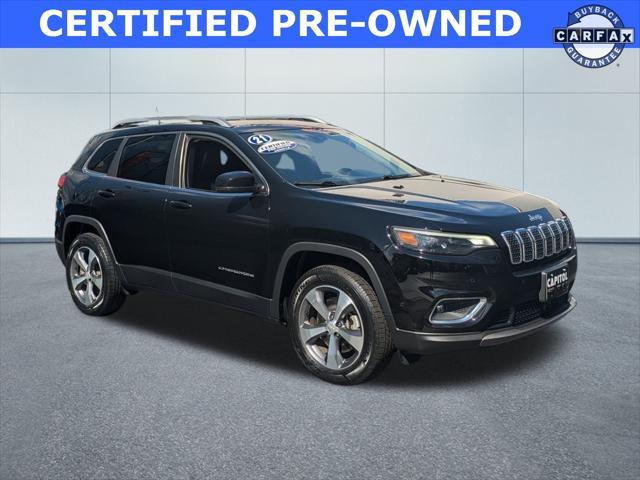 used 2021 Jeep Cherokee car, priced at $22,745